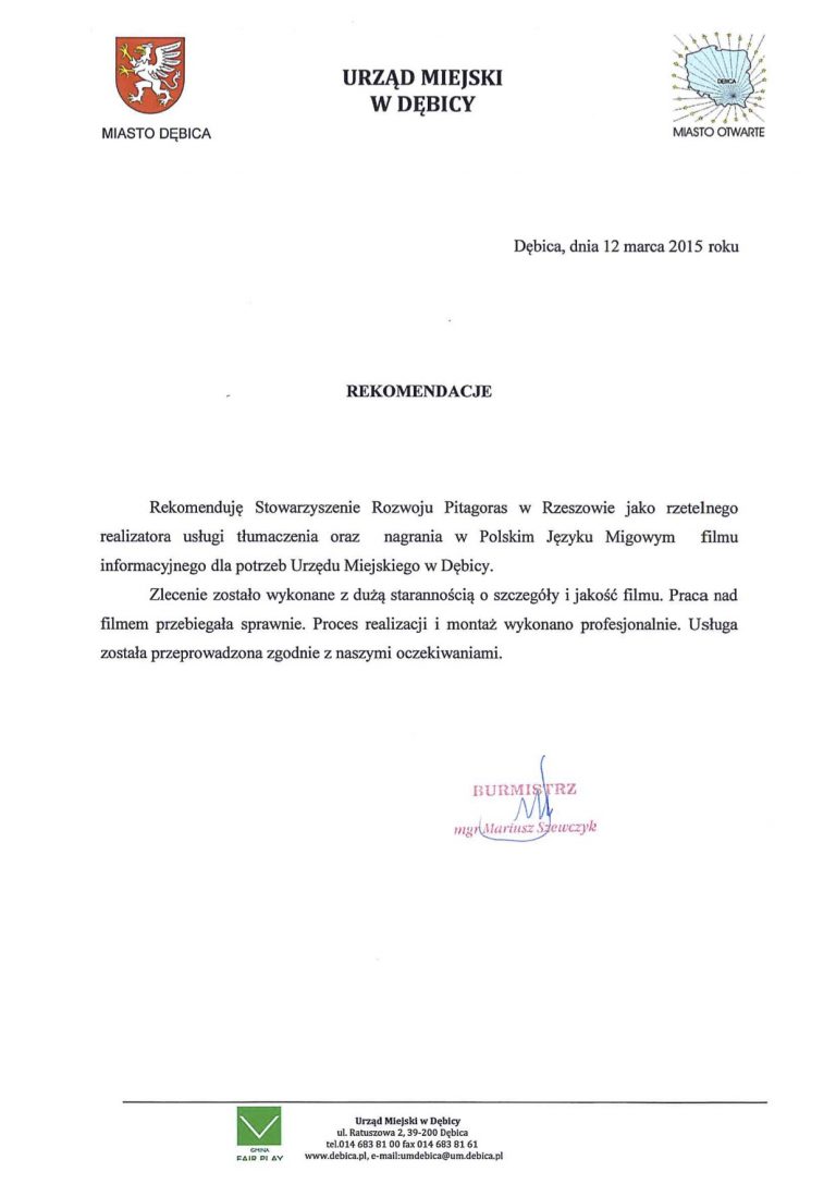 Urząd Miejski w Dębicy
